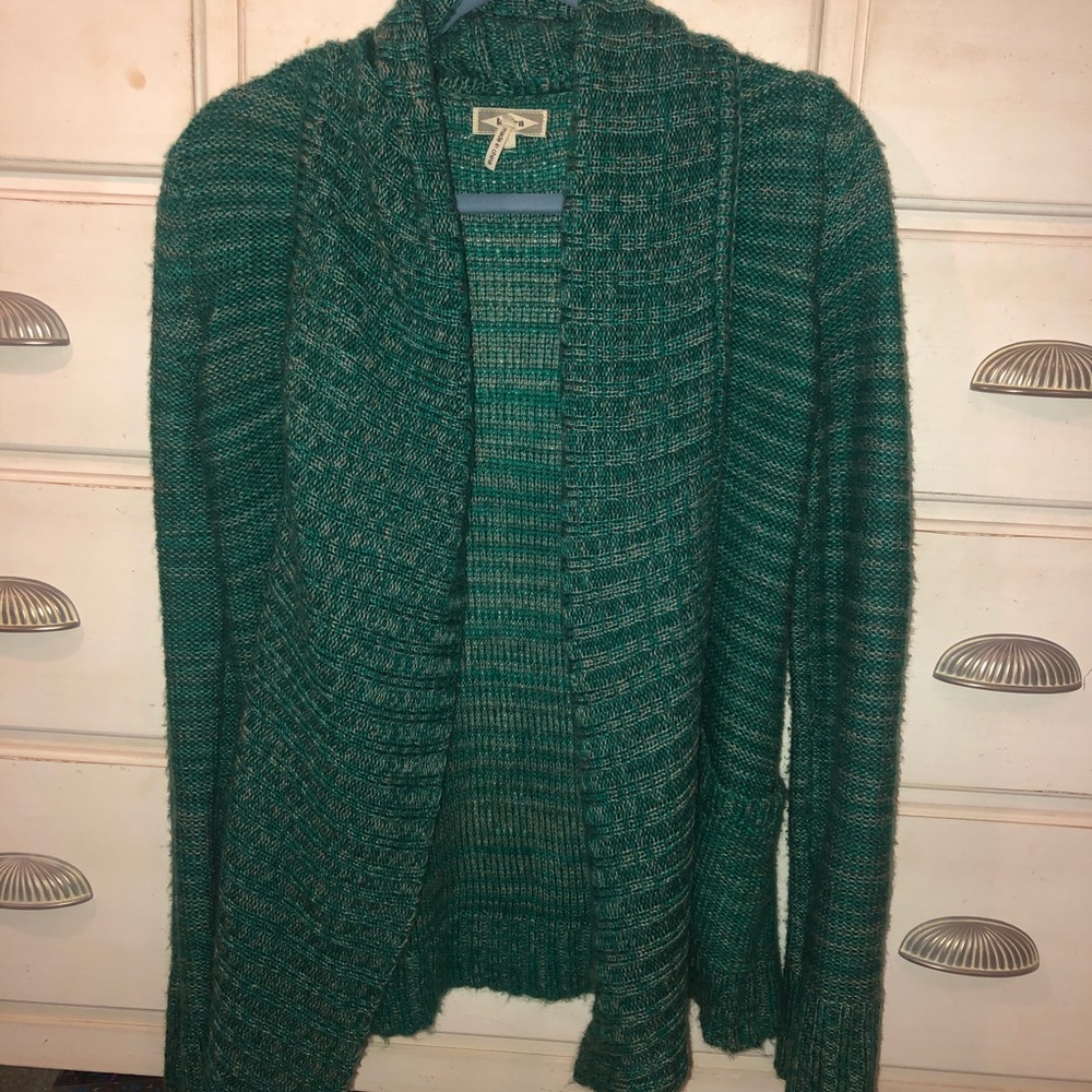 Kirra Green Cardigan Sweater
